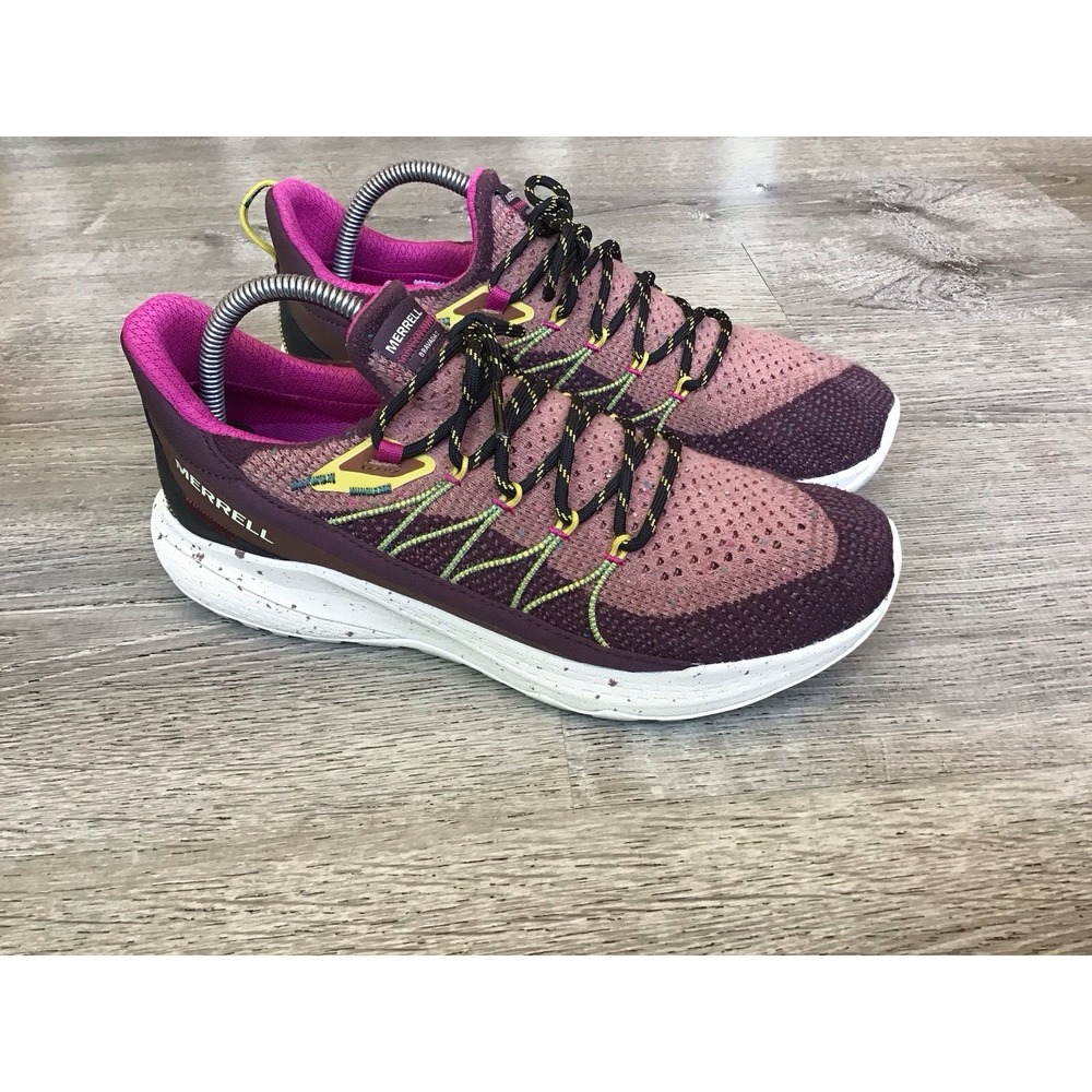 Merrell Shoes Bravada 2 Womens Size 10 Burgundy Hiking Trail Sneakers Knit Mesh